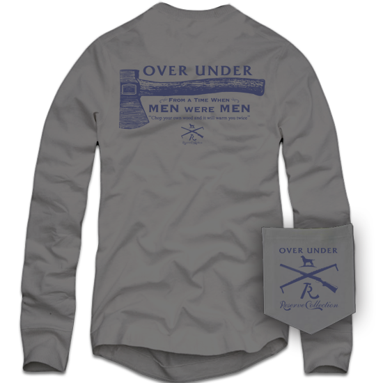 When Men Were Men Long Sleeve Tee  Over Under Clothing - Tide and Peak  Outfitters