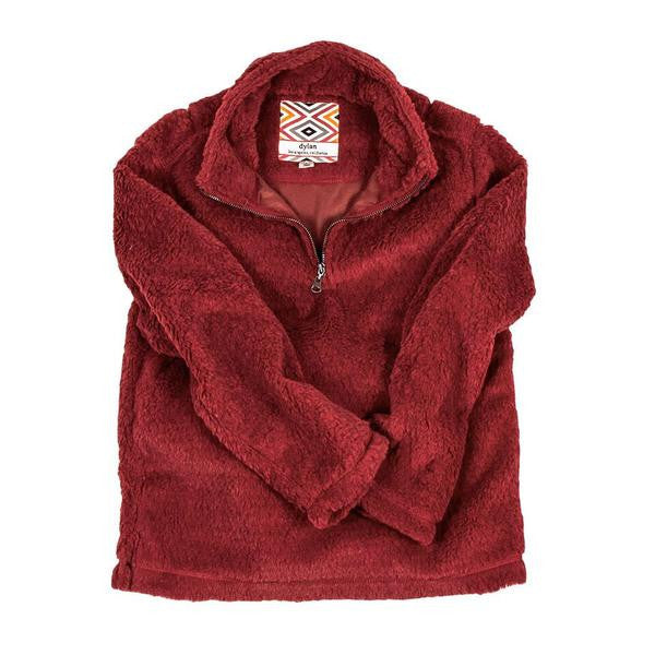 YOUTH Silky Pile Pullover 1 4 Zip True Grit Tide and Peak