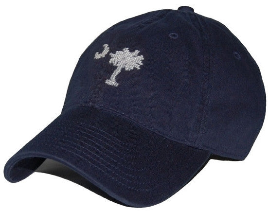 South Carolina Needlepoint Hat in Navy  