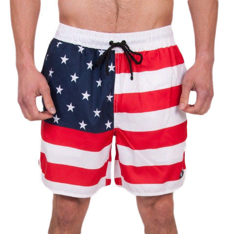 Old Glories Swim Trunks Rowdy Gentleman Tide and Peak Outfitters