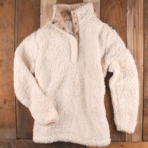 Sherpa Snap Pullover in Ivory by Everest Clothing  - 4