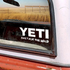 Built for the deals wild yeti sticker