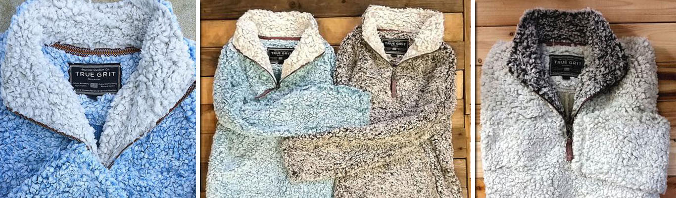 TRUE GRIT Pullovers have Arrived at Tide & Peak Outfitters