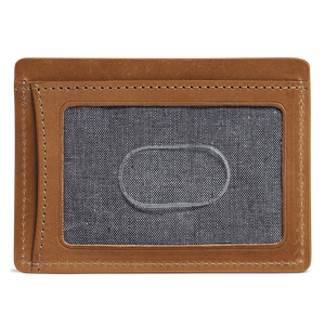 Billings Weekender Credit Card Wallet in Tan Steer   