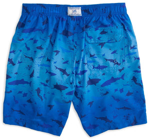Diver Down Swim Trunks in Blue   