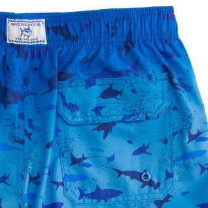 Diver Down Swim Trunks in Blue   
