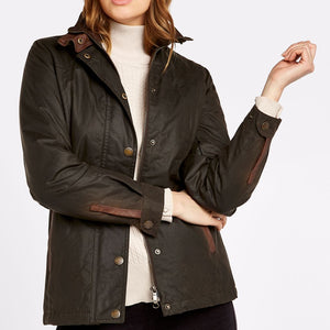 Women's Mountrath Waxed Cotton Jacket by Dubarry of Ireland