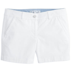 5" Caroline Short in Classic White  