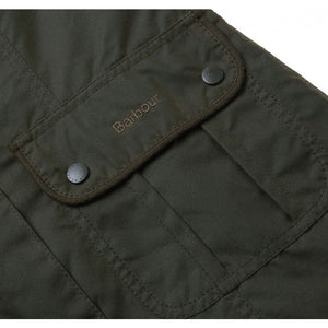 Ladies Utility Waxed Jacket in Olive Green
