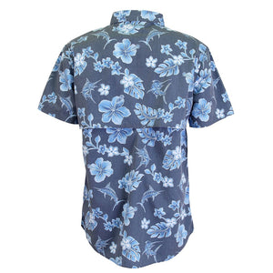 AFTCO Boatbar Short Sleeve Tech Shirt in Navy