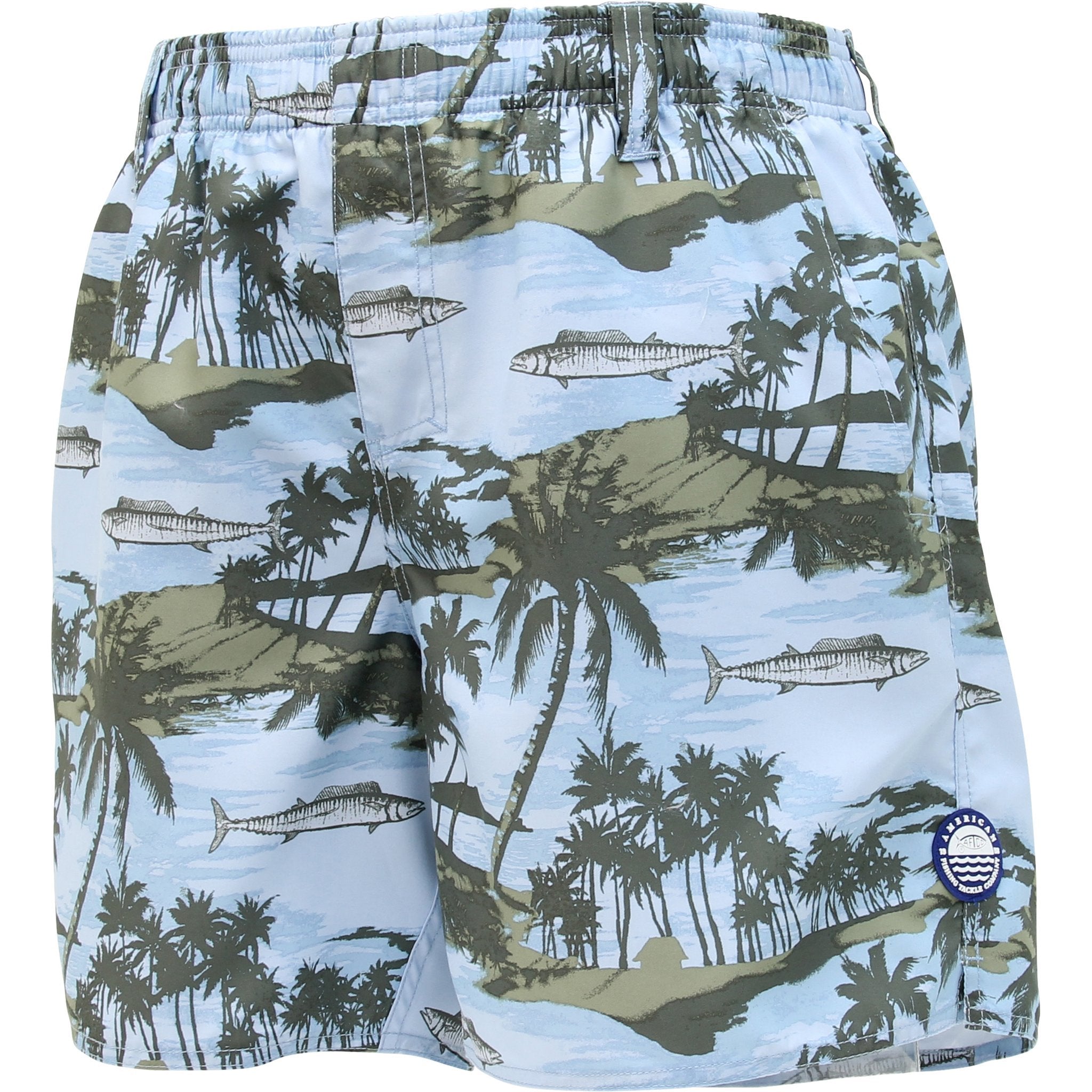 AFTCO Boatbar Swim Trunks in Sky Blue