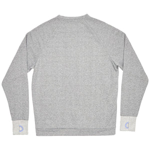 Asheville Terry Sweater in Light Gray by Southern Marsh  - 2