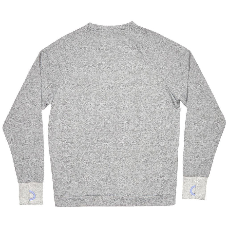 Asheville Terry Sweater in Light Gray by Southern Marsh  - 1
