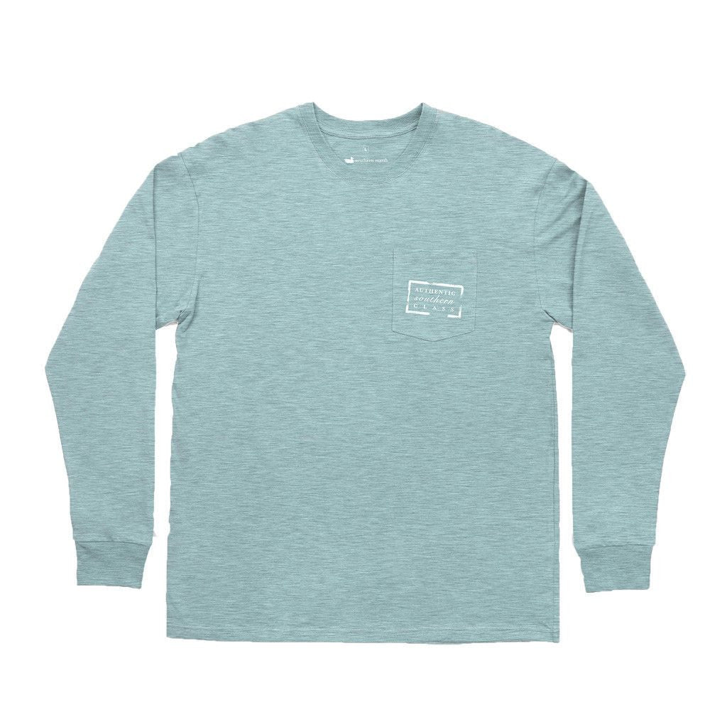 Authentic Heathered Long Sleeve Tee