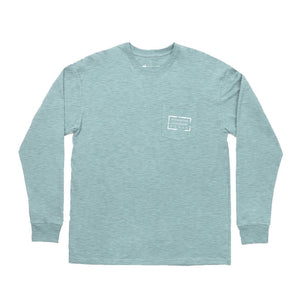 Authentic Heathered Long Sleeve Tee