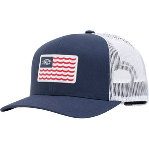 Canton Trucker Hat in Navy 