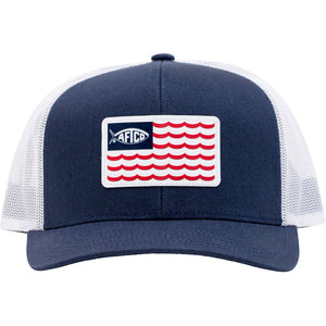 Canton Trucker Hat in Navy 