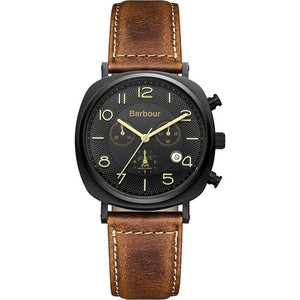 Men's Beacon Chrono Watch in Brown Leather