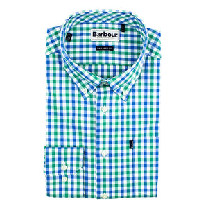 Bruce Tailored Fit Button Down in Navada Green
