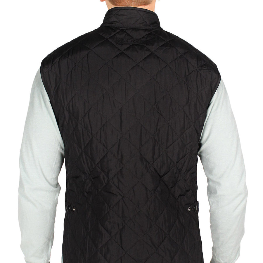 Lowerdale Quilted Gilet in Black