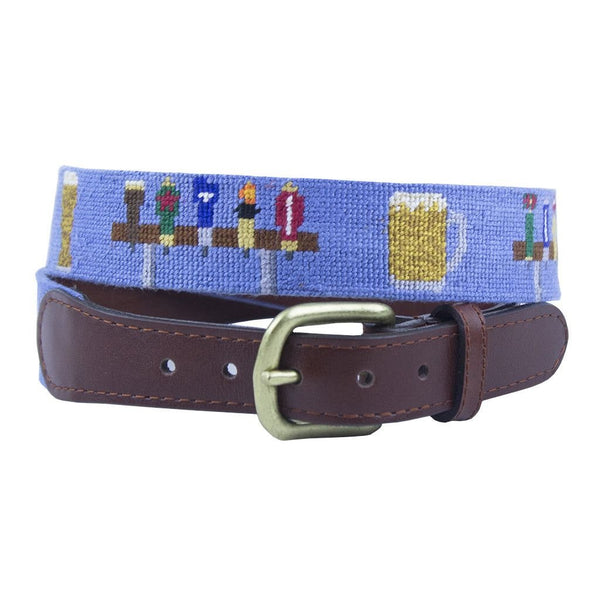 Beer Taps Needlepoint Belt