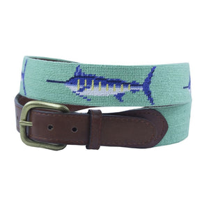 Bill Fish Needlepoint Belt