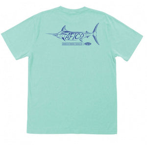 Bill's Fish Pocket Tee Shirt in Vintage Maui 