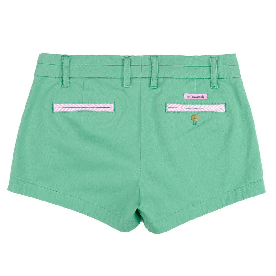 The Brighton Chino Short in Bimini Green by Southern Marsh  - 1