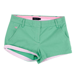 The Brighton Chino Short in Bimini Green by Southern Marsh  - 3