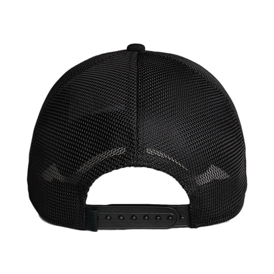 Black On Black Patch Trucker Hat in Black   - 1