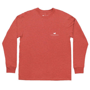 Branded - Hunting Dog Long Sleeve Tee in Washed Red by Southern Marsh  - 2
