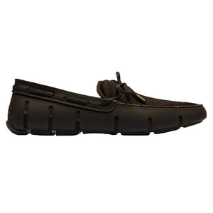 Water- Resistant Lace Loafer in Brown by SWIMS  - 2