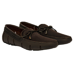 Water- Resistant Lace Loafer in Brown by SWIMS  - 1