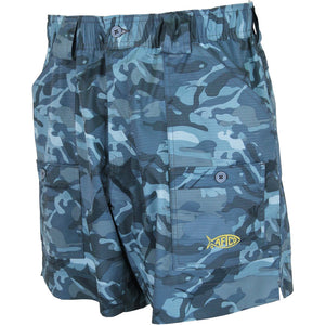 Original Fishing Shorts in Blue Camo by AFTCO