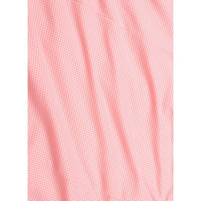 The "Captiva" Button Down in Bright Coral Gingham by Mizzen + Main  
