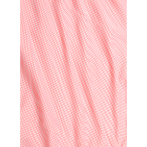 The "Captiva" Button Down in Bright Coral Gingham by Mizzen + Main  