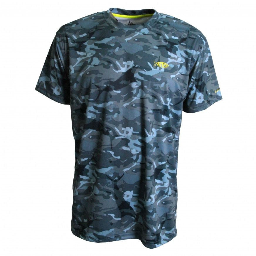 Caster Tee Sun Shirt in Blue Camo 