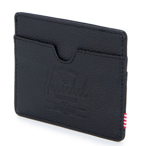 Charlie Leather Wallet in Black by Herschel Supply Co.  - 4