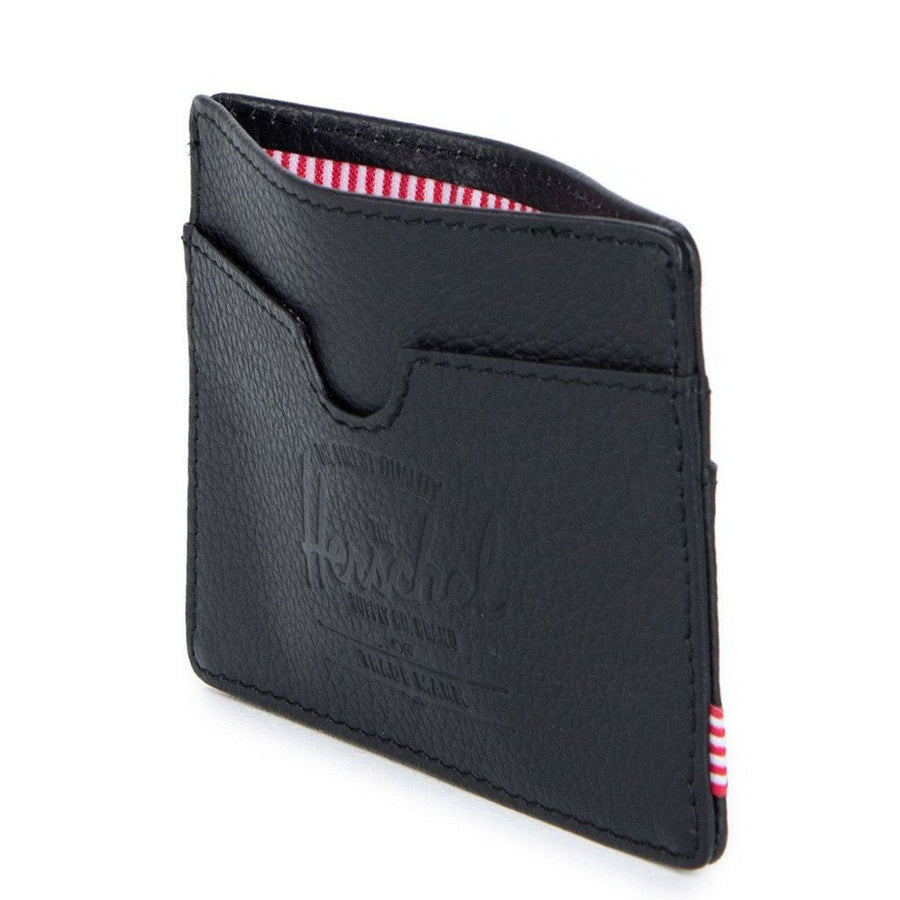 Charlie Leather Wallet in Black by Herschel Supply Co.  - 1