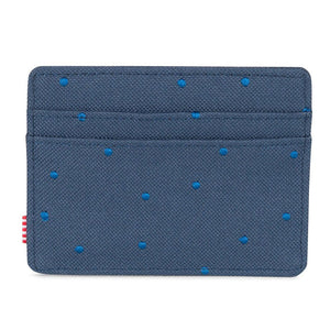 Charlie Wallet in Navy with Cobalt Polka Dots by Herschel Supply Co.  - 3