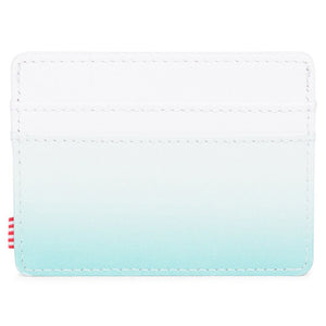 Charlie Wallet in White and Aqua Gradient Leather by Herschel Supply Co.  - 1