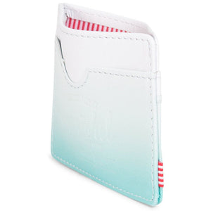Charlie Wallet in White and Aqua Gradient Leather by Herschel Supply Co.  - 2