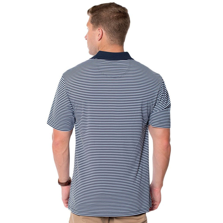 Churchill Performance Polo in Brunnera Blue by The Southern Shirt Co.  - 1