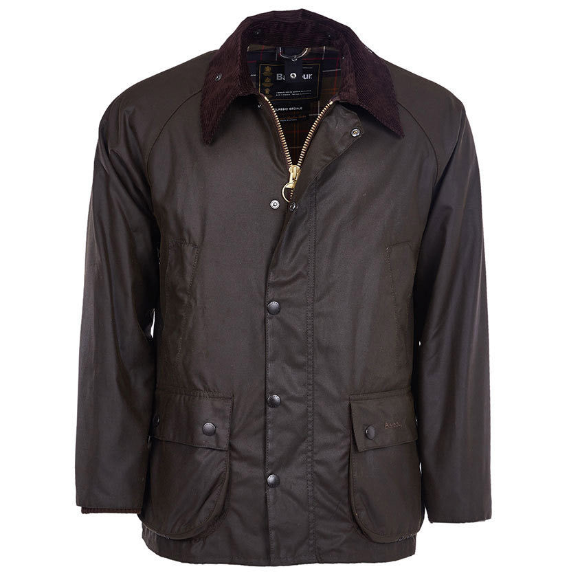 Classic Bedale Waxed Jacket in Olive by Barbour