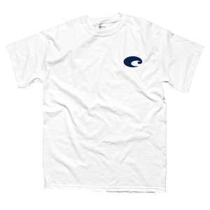 Classic Costa Tee in White by Costa Del Mar