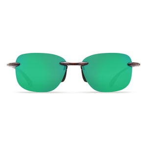 Costa Del Mar Seagrove Sunglasses in Shiny Tortoise with Green Mirror 580P Lenses
