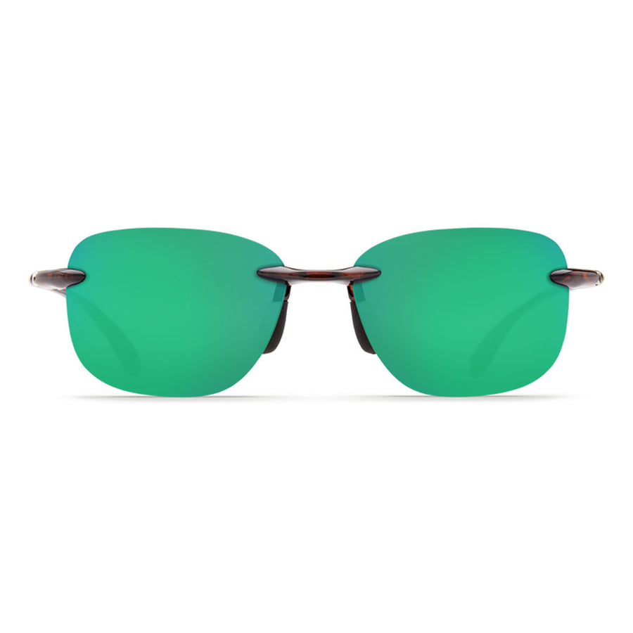 Costa Del Mar Seagrove Sunglasses in Shiny Tortoise with Green Mirror 580P Lenses