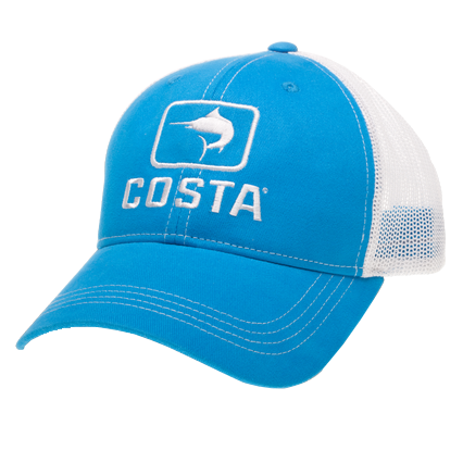 Marlin Trucker Hat in Blue by Costa Del Mar
