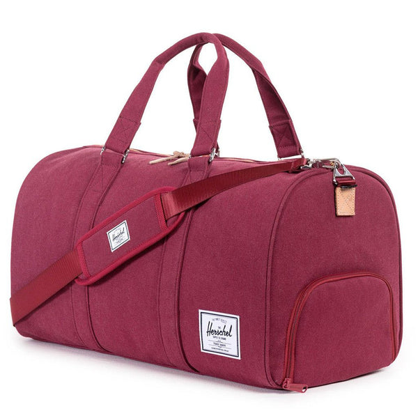 Cotton Canvas Novel Duffle in Windsor Wine by Herschel Supply Co.  - 1