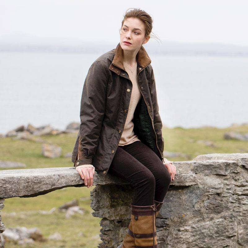 Dubarry Ireland Mountrath Waxed Cotton Jacket | Shipping Tide and Peak Outfitters